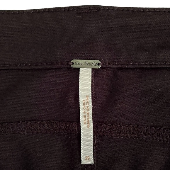 FREE People Skinny Legging Pants 29 Black - Picture 7 of 16